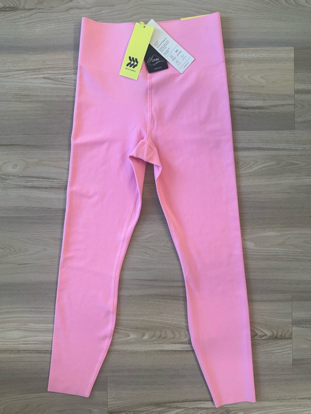 NWT All in Motion | Super Flex Ultra High Rise Pink Leggings | Size Small - Picture 2 of 7